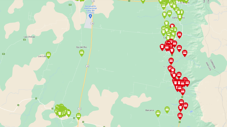 Autopista de la Información trabaja para restablecer el servicio de wifi en la zona de la Costa de los Comechingones