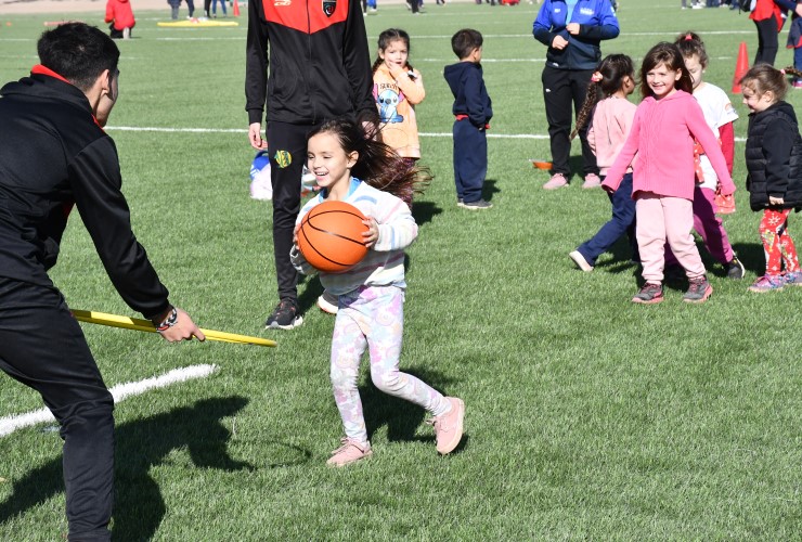 A puro deporte, los jardines de infantes celebraron su día