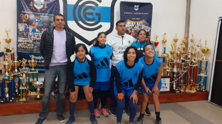 Ana Orozco concentró con la Selección Argentina de Fútbol con PC