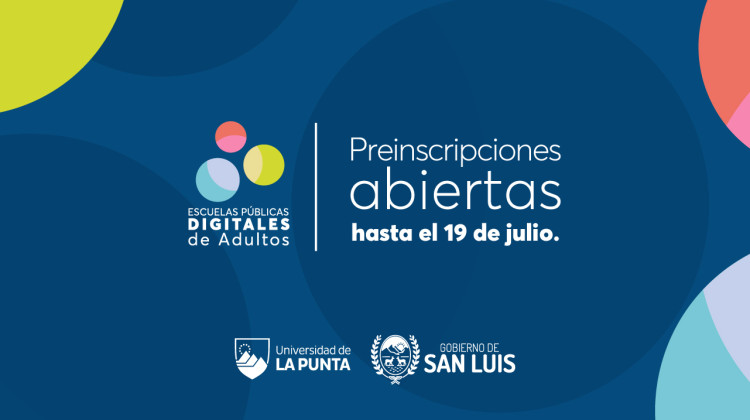 Abren inscripciones para las Escuelas Públicas Digitales de Adultos