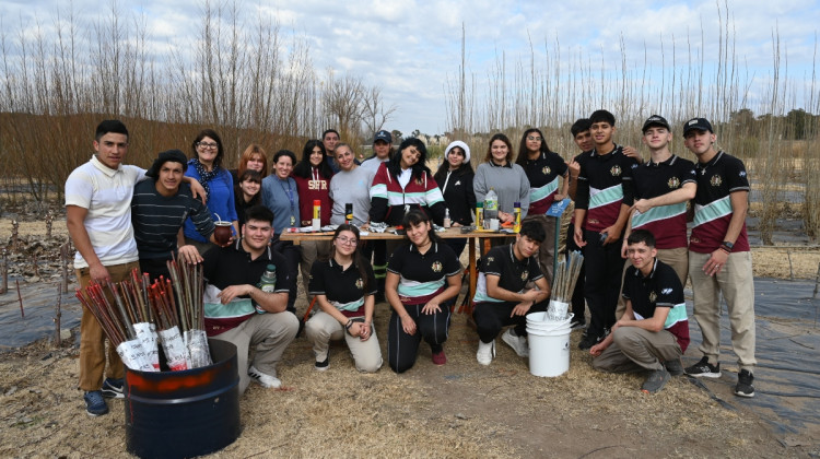 El Ecoparque Cruz de Piedra recibió a alumnos de la Escuela Técnica N° 6 General San Martín