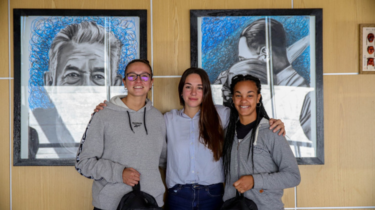 Ayelén Rosalez y Joana Bolling, presentes en San Luis