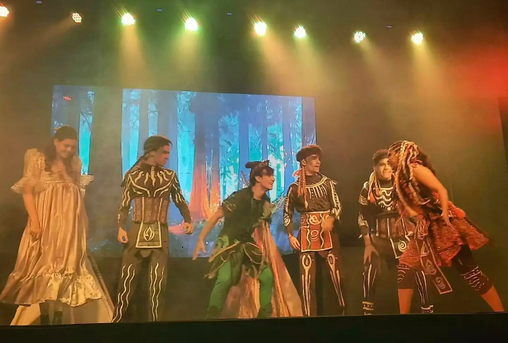 Más de 300 personas disfrutaron de “Peter Pan y Wendy, el musical de Nunca Jamás” en Nueva Galia
