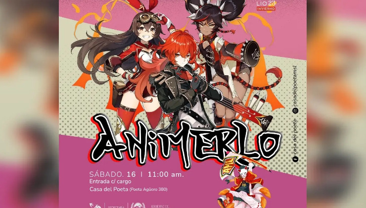 El domingo la Casa del Poeta será epicentro del Festival “Animerlo”