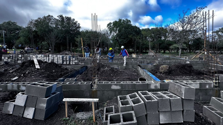 Avanza la obra de refacción del Parque Recreativo de la Villa de Merlo