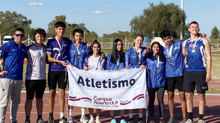 Atletismo: el equipo de la ULP sumó ocho medallas