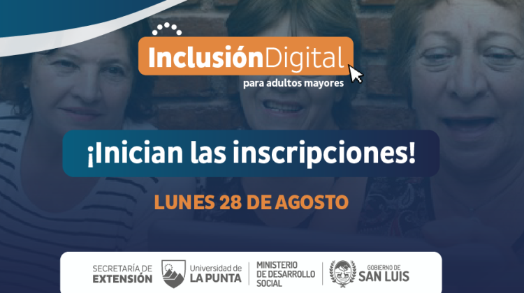 Este lunes abren las inscripciones para los talleres de Inclusión Digital