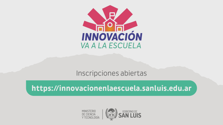 Ponen en marcha el ciclo de capacitación “Innovación va a la Escuela”