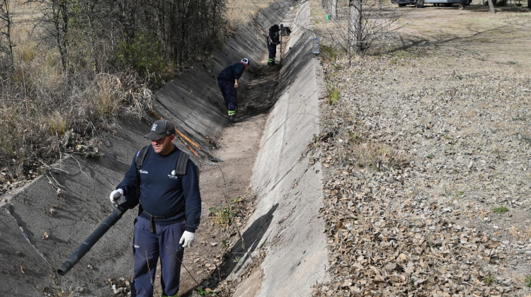 San Luis Agua trabaja en el Canal Matriz Renca – Santa Rosa