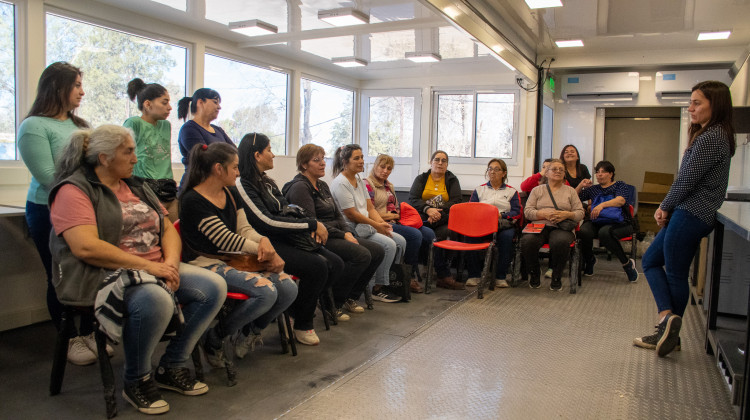 Aulas Talleres Móviles: la innovadora propuesta llegó a La Toma