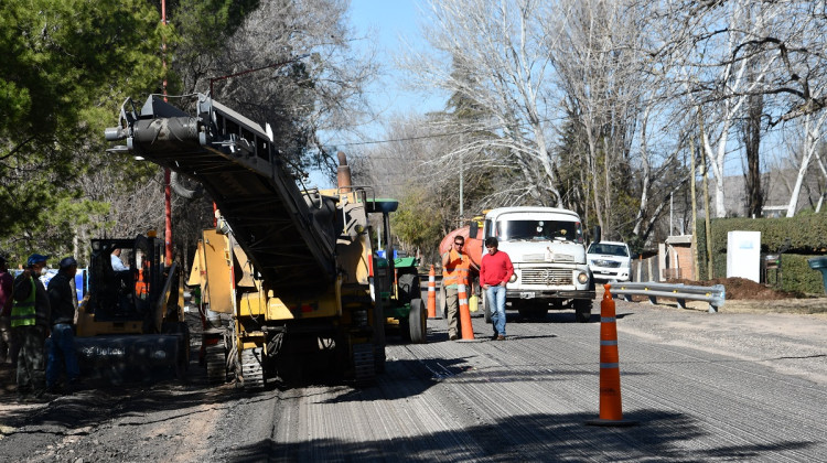 Comenzaron los trabajos de repavimentación de la Ruta Provincial Nº18