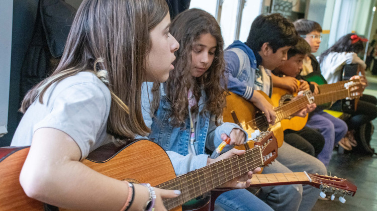 Los alumnos de la Escuela de Música desplegaron todo su talento