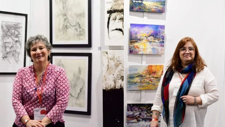 Dos artistas puntanas exponen en una galería virtual de Nueva York