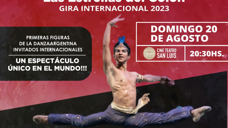 Gran Gala de Ballet “Las Estrellas del Colón” en el Cine Teatro