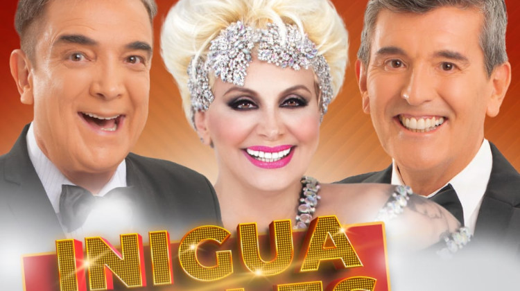 “Inigualables”, con Carmen Barbieri, Nito Artaza y Miguel Ángel Cherutti llega al Cine Teatro San Luis