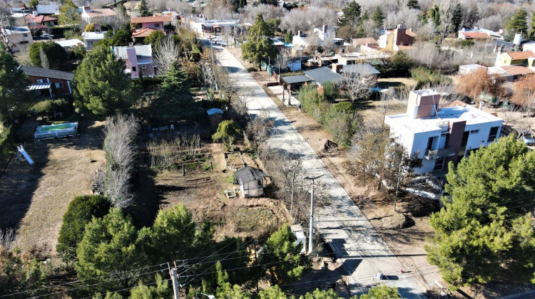 Avanzan las obras de pavimento en Potrero de los Funes