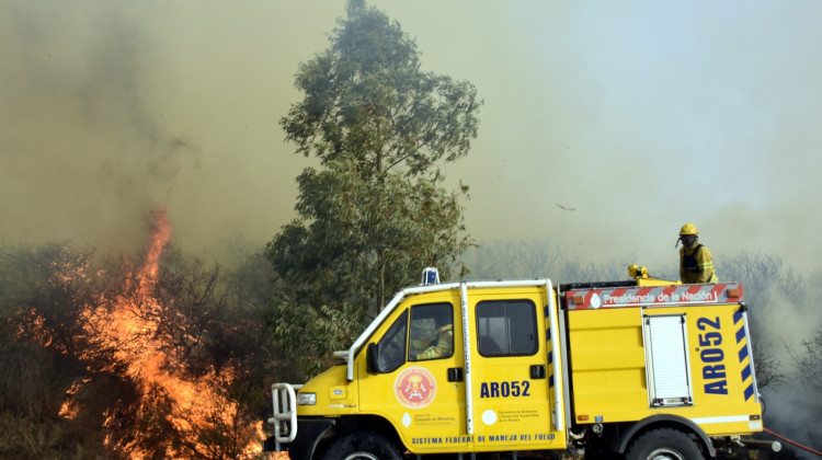 Disminuye la intensidad de los incendios