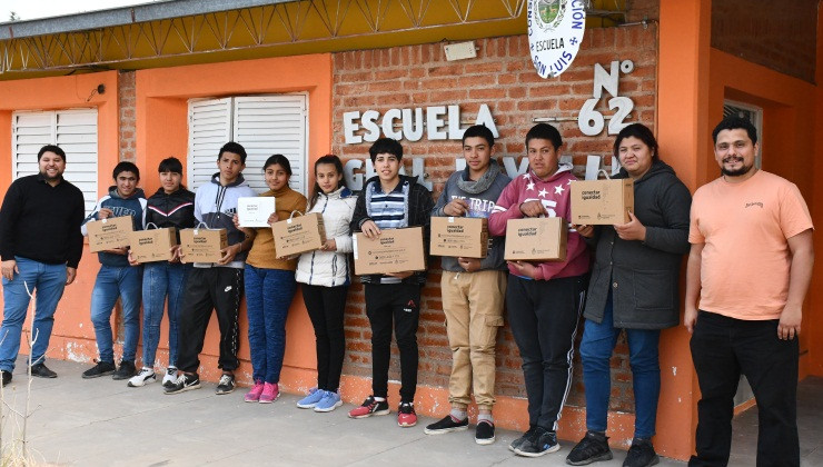 Las computadoras de Conectar Igualdad llegaron al paraje La Avenencia