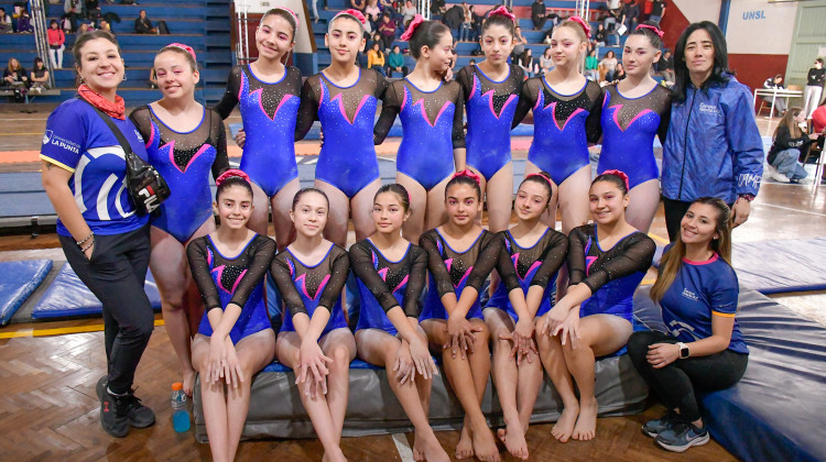 Gimnastas de la ULP se destacaron en el torneo USAG nivel 2