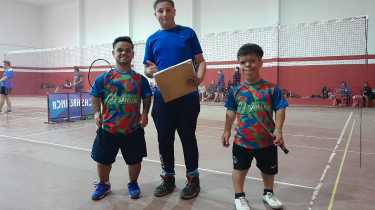 El Para Bádminton de La Pedrera tuvo un gran fin de semana