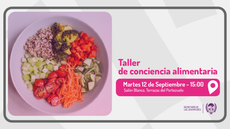 El martes 12 de septiembre inicia el ciclo de capacitaciones sobre conciencia alimentaria 