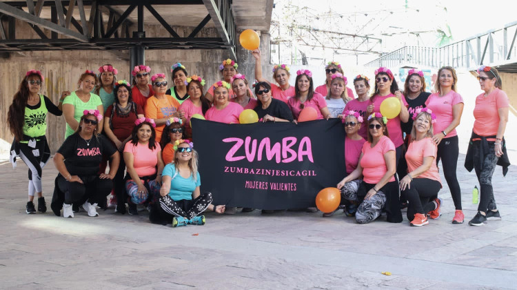 El Taller de Zumba del Molino Fénix festejó el Día de la Primavera 