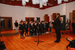 La Escuela Generativa “Jorge Newbery” llegó a Casa de la Música con alumnos de la institución para formar parte del Proyecto Infancias