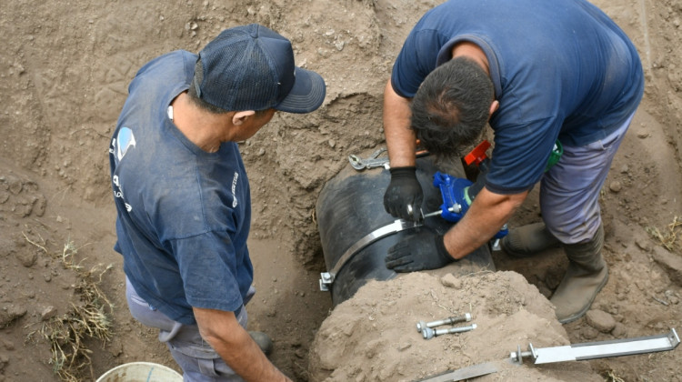 Como medida preventiva, restringirán el uso del agua cruda para riego del Acueducto Potrero de los Funes