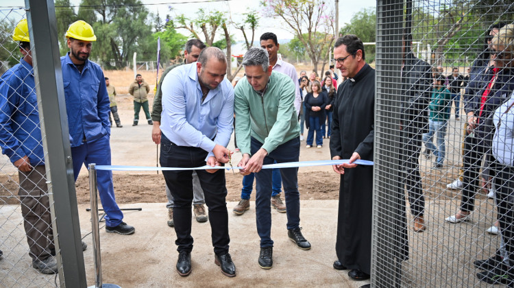 Inauguraron nuevas obras hídricas en Luján