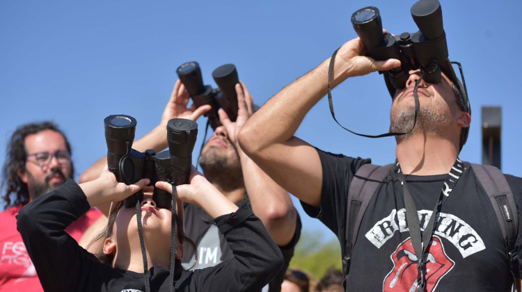 El PALP organizó experiencias para que toda la familia disfrutara del eclipse solar