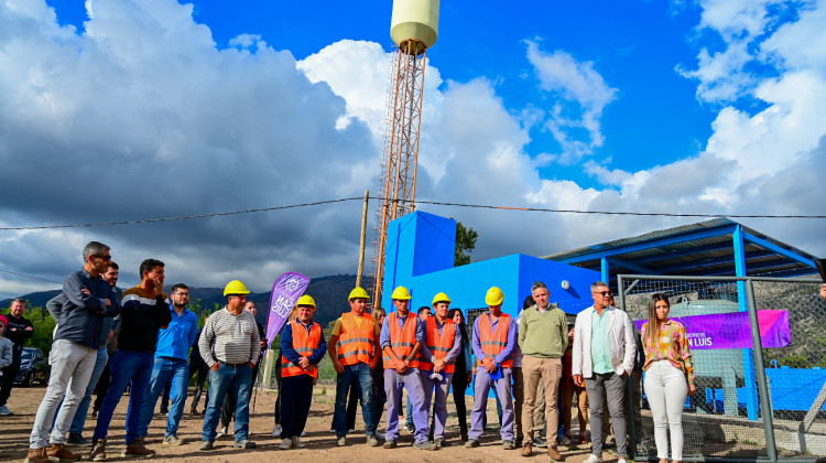 Inauguraron la moderna planta potabilizadora y la ampliación de la red de agua en Cortaderas