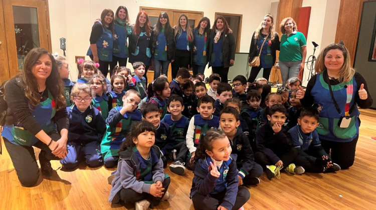 Alumnos de la escuela “Rosenda Quiroga”, de la ciudad de La Punta, participaron del Proyecto Infancias