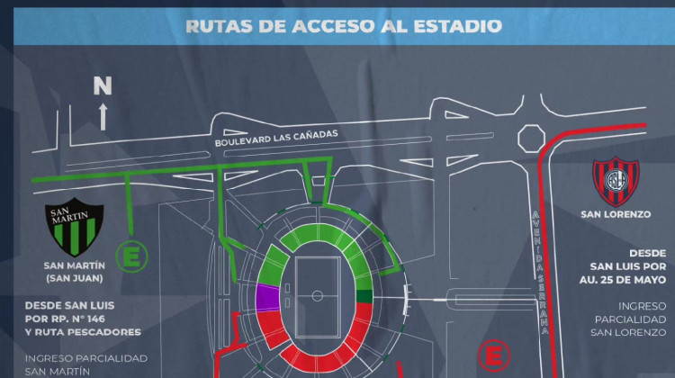 Todo lo que tenés que saber en la previa del encuentro entre San Lorenzo y San Martín de San Juan