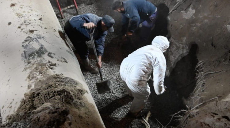 Acueducto Río Grande – Los Puquios: la reparación ya se encuentra en la etapa final