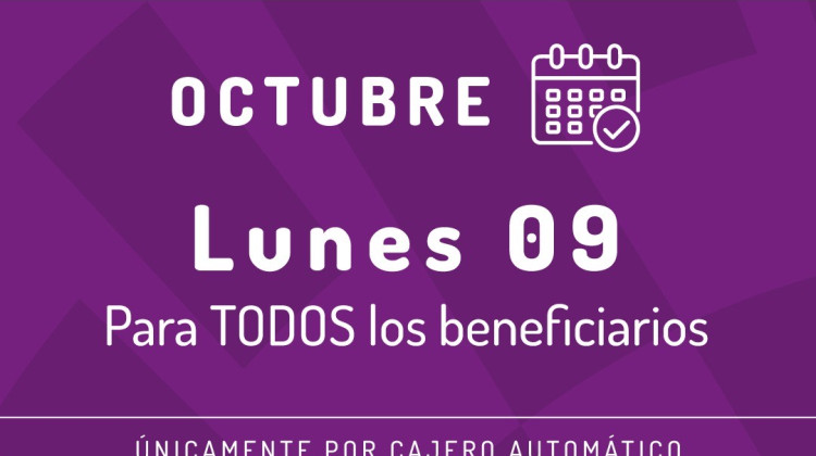 Este lunes cobran los beneficiarios de Inclusión con la nueva escala salarial