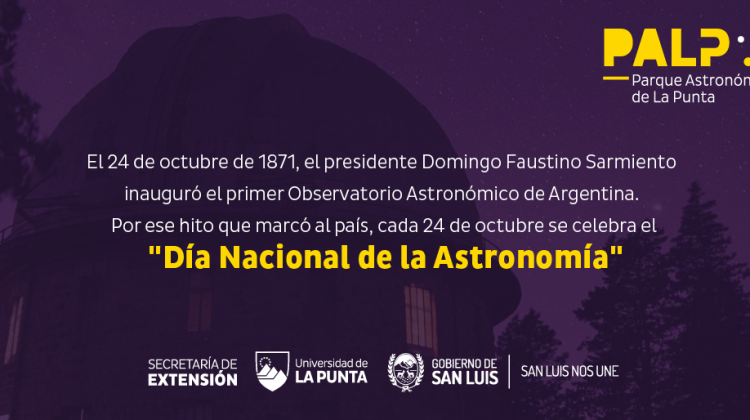 Hoy, en nuestro país, se celebra el Día Nacional de la Astronomía