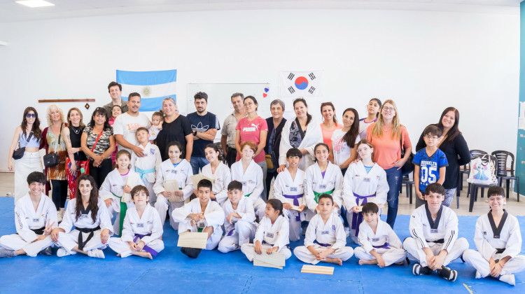 Taekwondo: 58 deportistas rindieron nuevos exámenes