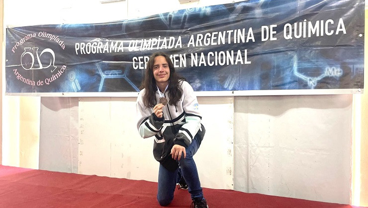 Un estudiante de la Escuela Generativa “Horizonte” ganó la medalla de bronce en la Olimpiada Argentina de Química