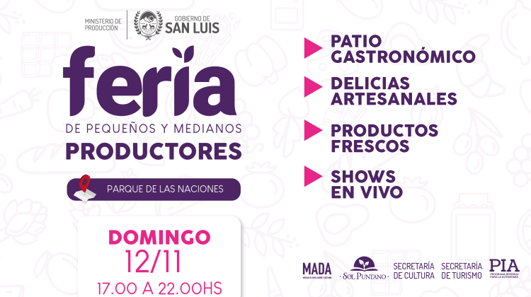 Feria de Pequeños y Medianos Productores: una gran atracción del fin de semana