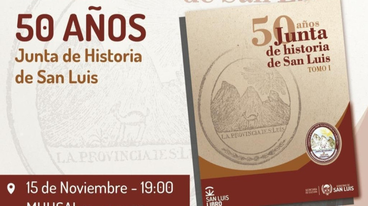 Presentan el libro digital “50 años: Junta de Historia de San Luis” 