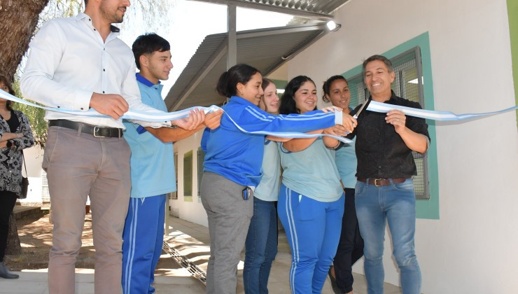 La Escuela Técnica de Cortaderas ya luce sus nuevos espacios