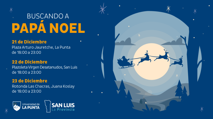 La ULP busca a Papá Noel con su tecnología de vanguardia