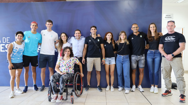 Deportistas que participaron de los Panamericanos y Parapanamericanos se reunieron en Terrazas del Portezuelo