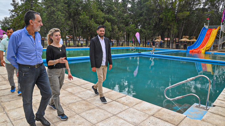 Concarán: inauguraron el Parque Acuático del Conlara