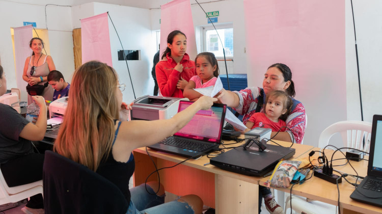 ‘El Registro Civil cerca tuyo’: vecinos aprovecharon la posibilidad de hacer el DNI de forma gratuita