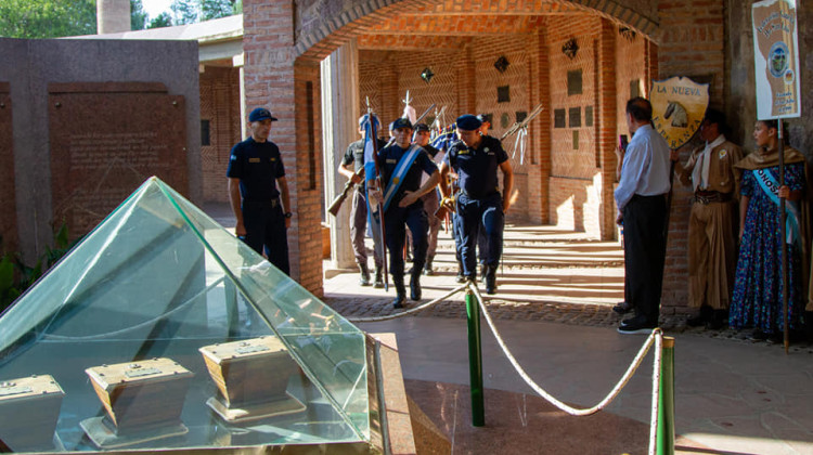 San Luis recordó la gesta sanmartiniana en San Lorenzo