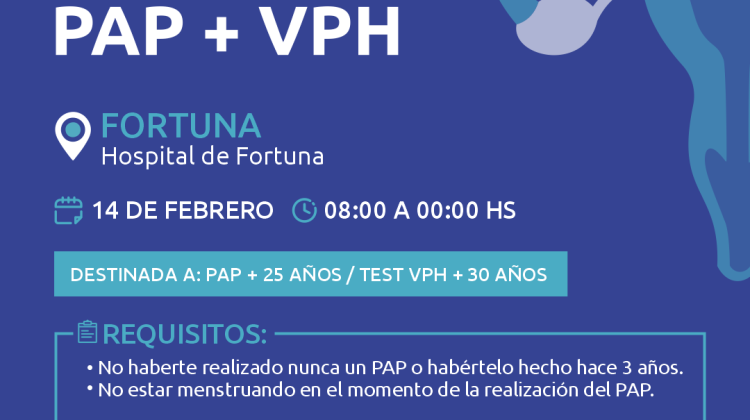 Realizan una nueva campaña de prevención con testeos de VPH y PAP gratuitos