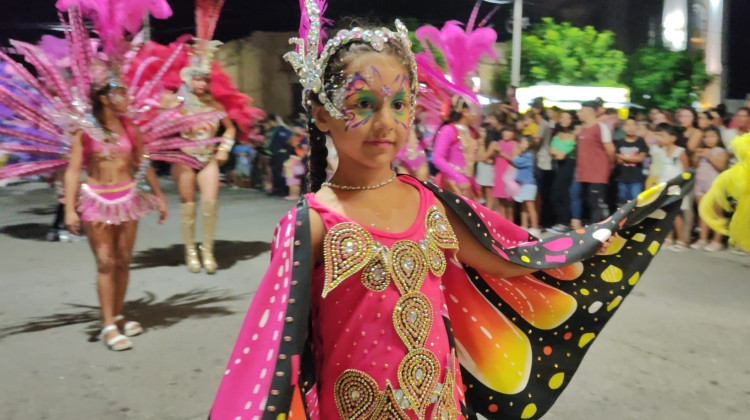 Santa Rosa del Conlara tuvo su esperado festejo de Carnaval 2024