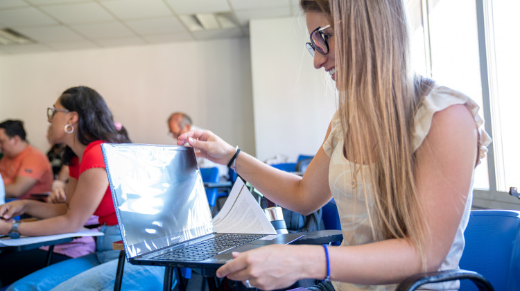 Docentes de las Escuelas Públicas Digitales asistieron a un encuentro de formación en la ULP