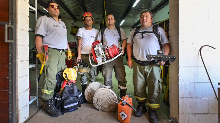 Brigadistas puntanos viajaron a Chubut para colaborar en el incendio del Parque Nacional ‘Los Alerces’